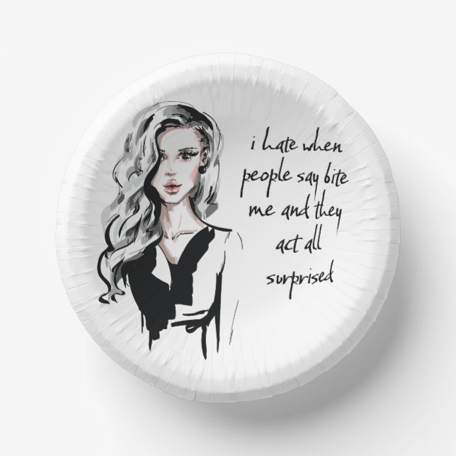 Bols En Carton Surprised Bite me (Recto)