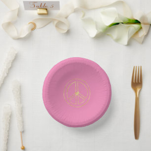 Bols En Carton SYMBOLE Pink Gold Peace