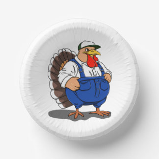 Bols En Carton Thanksgiving, Cartoon Farmer Turquie,