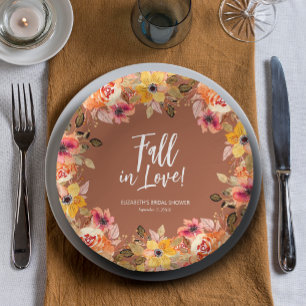 Bols En Carton Tombez amoureux Fleurs de mariage Terre cuite