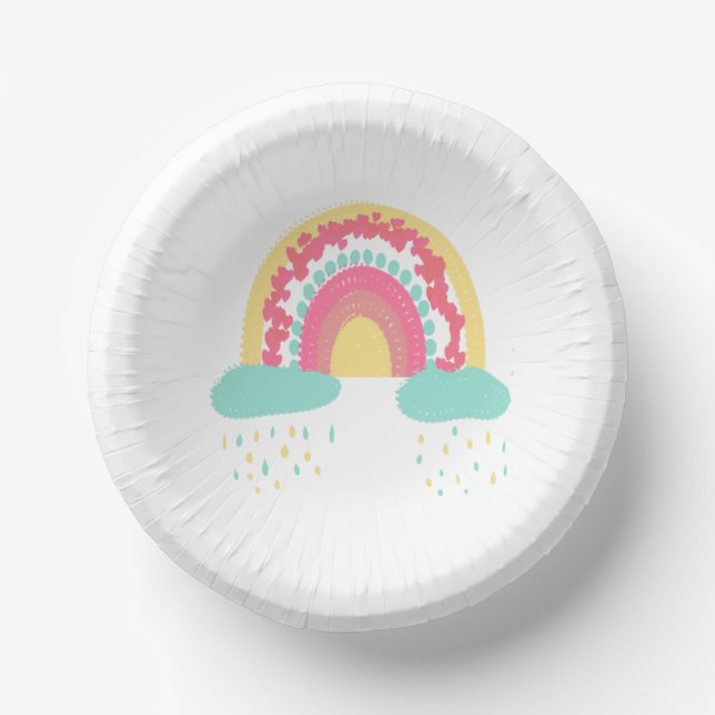 Bols En Carton Tootsie Fruity Rainbow Paper Bowl (Recto)