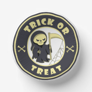Bols En Carton Trick ou traiter Halloween griffeur caractère