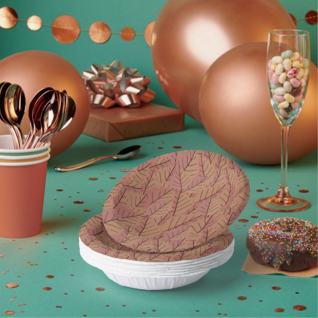 Bols En Carton Twig d'automne (Multi)