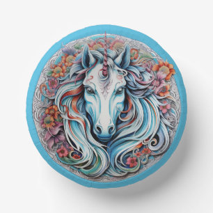 Bols En Carton Unicorne