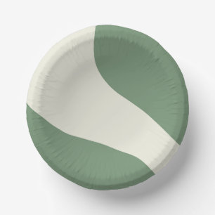 Bols En Carton Vagues simples en vert