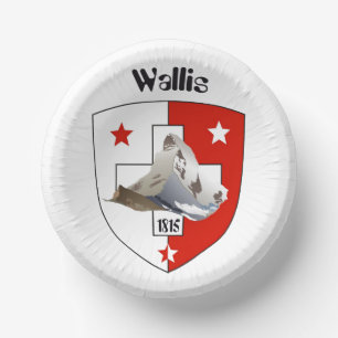 Bols En Carton Valais / Suisse - Valais / Suisse Teller Schüssel