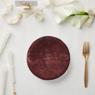 Bols En Carton Velvety Henna Damask Grunge rouge