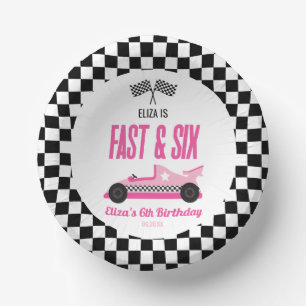 Bols En Carton Voiture Fast & Six Pink Race 6e fête d'anniversair