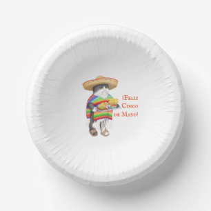 Bols En Carton WENDELITO Cinco de Mayo Bol en papier 7"