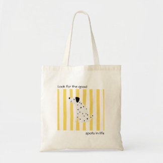 Bolsa con diseño de perro y frase motivacional tragetasche