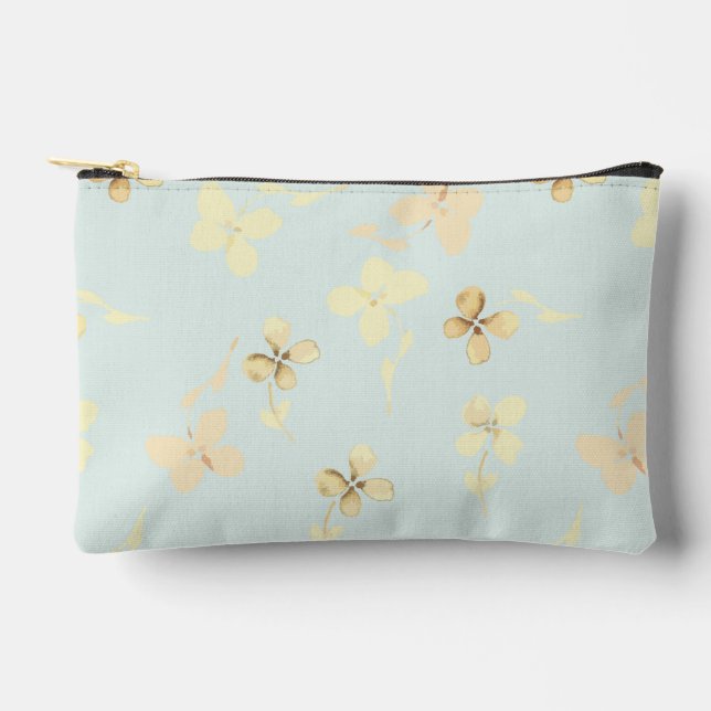 Bolsa de accesorios pequeña, con diseño floral. zubehörtasche (Vorderseite)