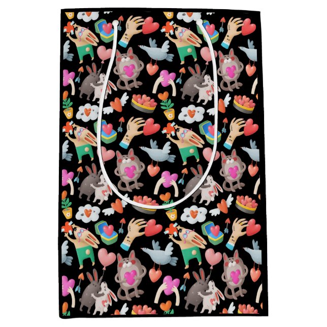 Bolsa de papel San Valentín Mittlere Geschenktüte (Vorderseite)