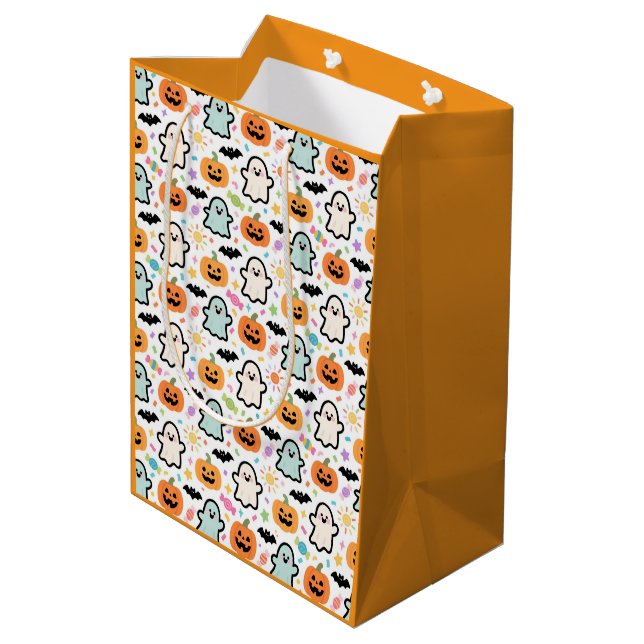 Bolsa  de regalo Magia Espeluznante Mittlere Geschenktüte (Rückseite Schrägansicht)
