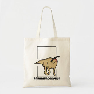 Bolsa de tela diseño dinosaurio Parasaurolophus Tragetasche