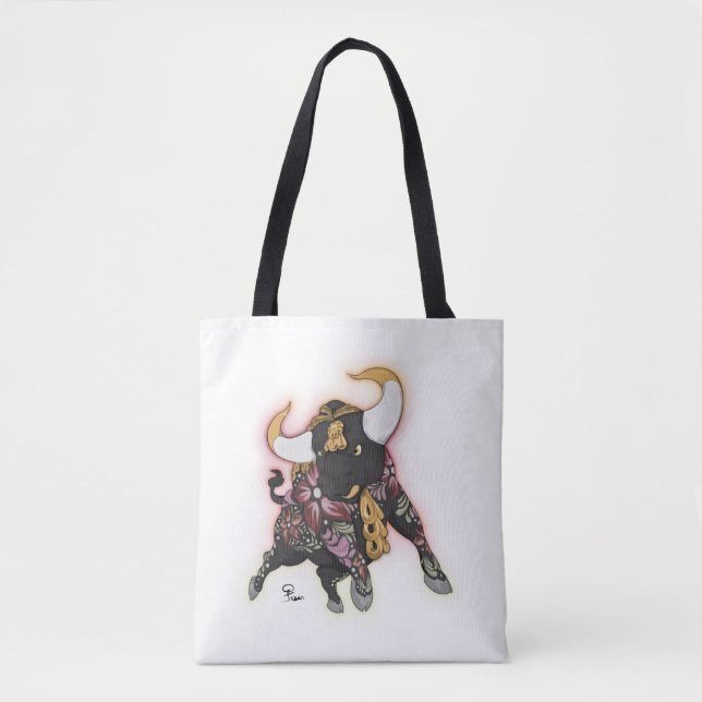Bolsa De Tela  Handbag Torito De Pucará Tasche (Vorderseite)