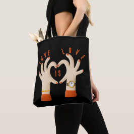 Bolsa de tela Love is Love Tasche