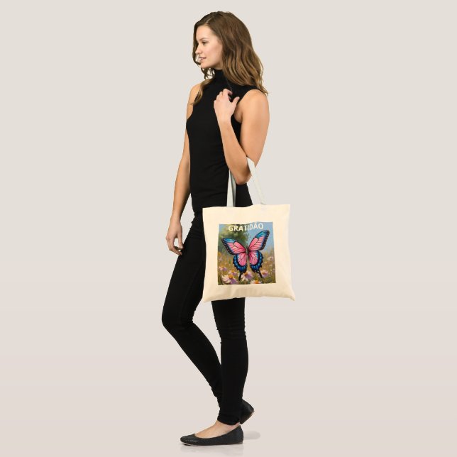 Bolsa econômica Borboleta Tragetasche (Vorderseite (Model))