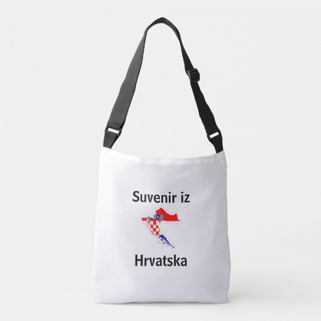 Bolsa recuerdo de Croacia Tragetaschen Mit Langen Trägern (Vorderseite)