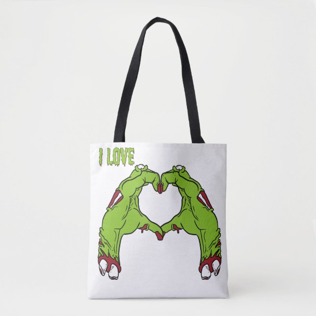 bolsa tote Zombie Love Tasche (Vorderseite)