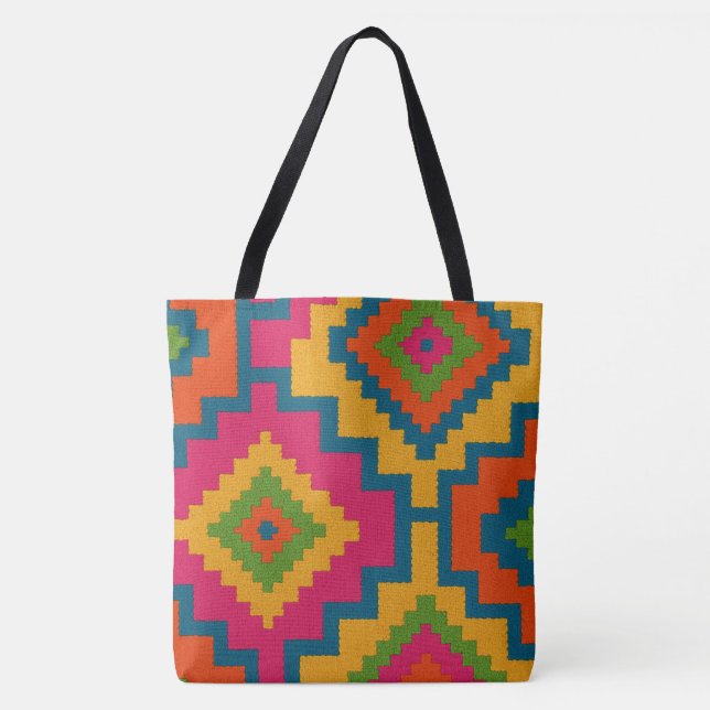 BOLSAS  CORES GEOMÉTRICO  TASCHE (Vorderseite)