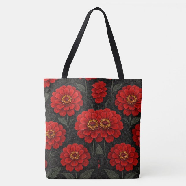 bolsas Flores de Zínnia em artes Tasche (Vorderseite)