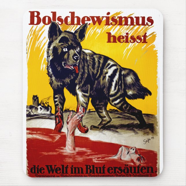 Bolschewismus Heisst Mousepad (Vorne)