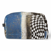 Bolso para deporte o viajes con ajedrez abstracto