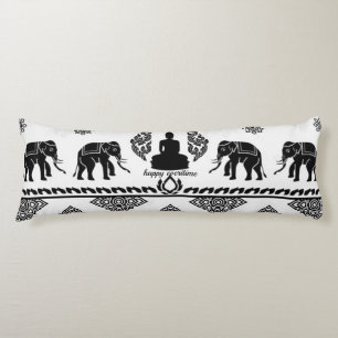 BOLSTER PILLOW MIT BATIK MOTIF SEITENSCHLÄFERKISSEN