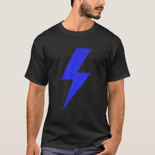 Bolt Lightning Blue Thunderbolt Team T-Shirt