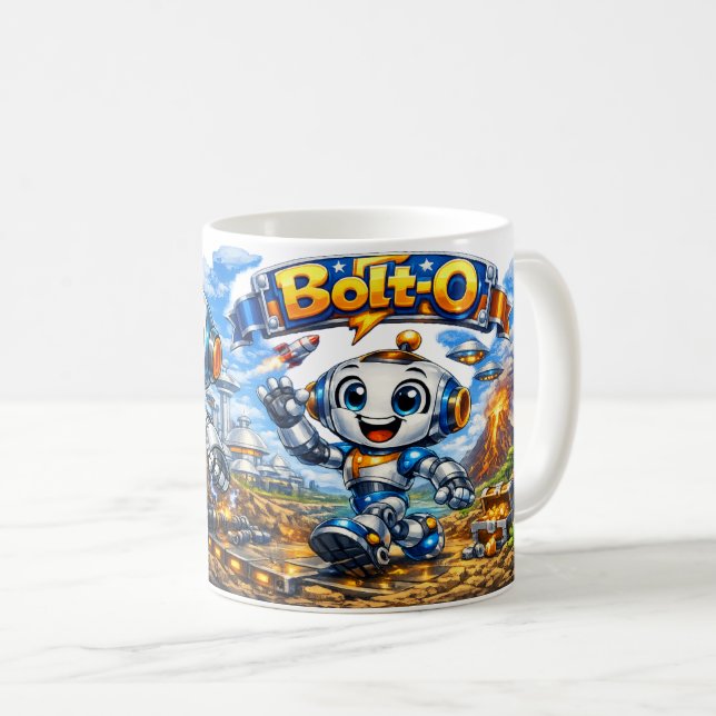 Bolt-O-Tasse Kaffeetasse (VorderseiteRechts)