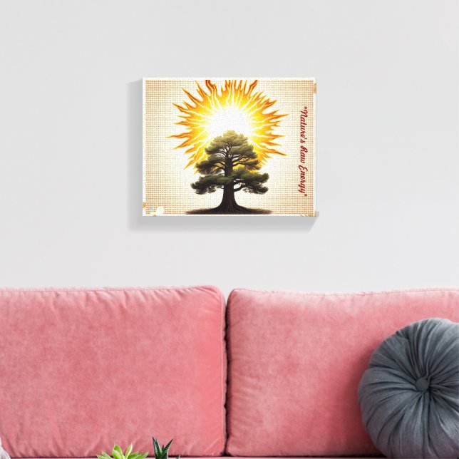 "Bolt of Life" Leinwanddruck (Insitu (Wohnzimmer))