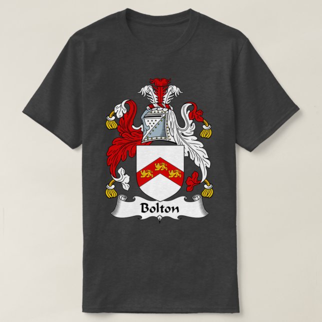 Bolton-Coat-Familienwappen T-Shirt (Design vorne)