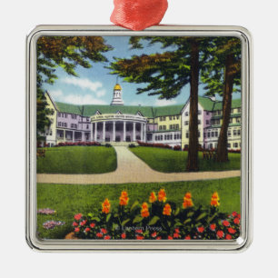 Bolton, das Außenansicht von Sagamore Hotel landet Silbernes Ornament
