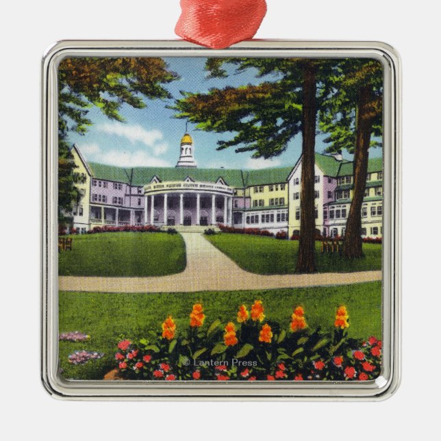 Bolton, das Außenansicht von Sagamore Hotel landet Silbernes Ornament (Vorne)