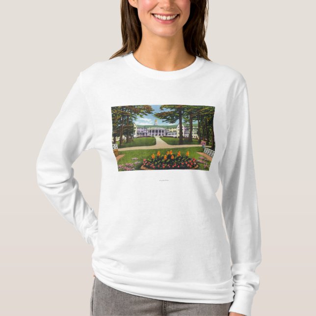 Bolton, das Außenansicht von Sagamore Hotel landet T-Shirt (Vorderseite)