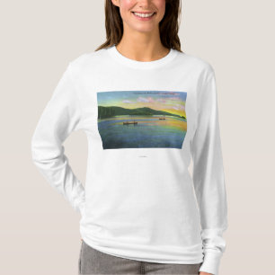 Bolton-Landungs-Ansicht von Paare Canoeing T-Shirt