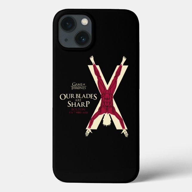Bolton Sigil - unsere Blades sind scharf Case-Mate iPhone Hülle (Rückseite)