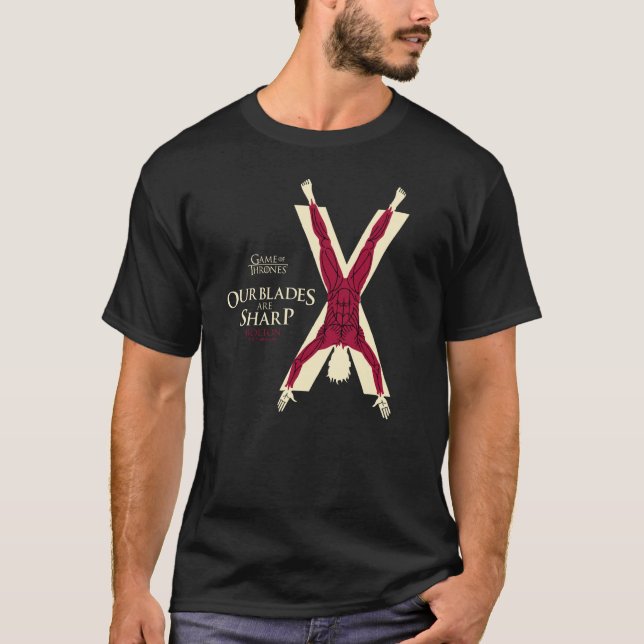 Bolton Sigil - unsere Blades sind scharf T-Shirt (Vorderseite)