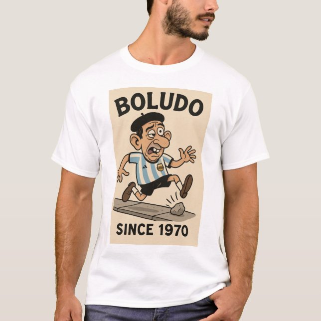 Boludo T Shirt seit 1970 (Vorderseite)