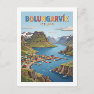Bolungarvík Island Postkarte