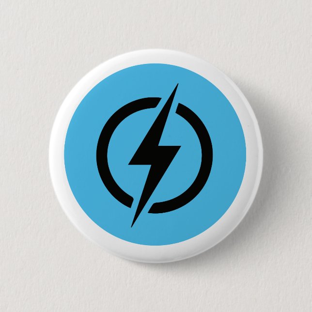 Bolzen-Blau-Logo Button (Vorderseite)