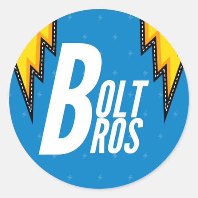 Bolzen Bros Stickers (Vorderseite)