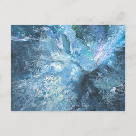 Bolzen in der blauen Postkarte