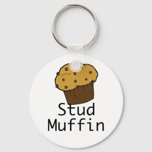 Bolzen-Muffin-Junge Schlüsselanhänger
