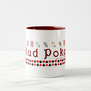 Bolzen-Poker-Tasse (groß) Zweifarbige Tasse