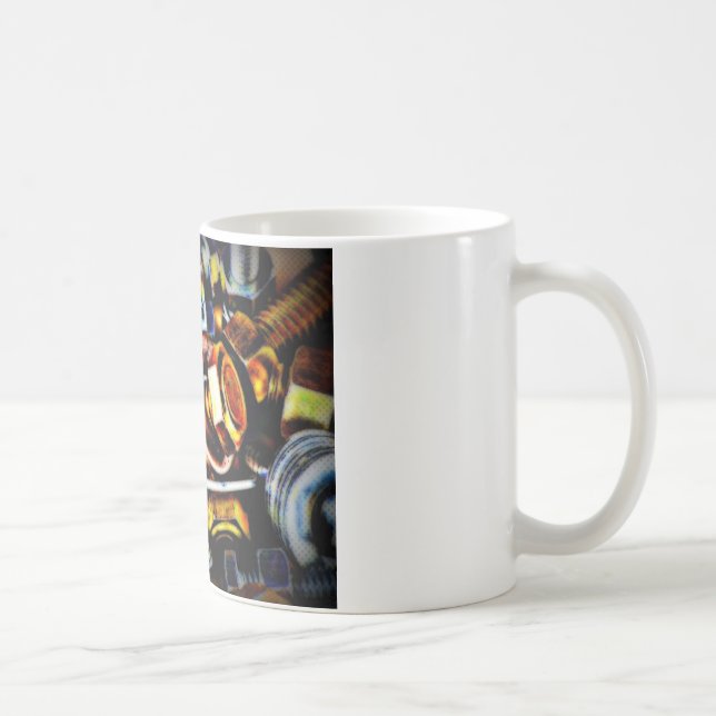 Bolzen Pop Art Kaffeetasse (Rechts)