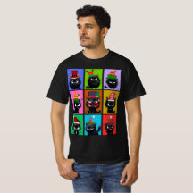 Bolzen Sie den Weihnachtsmann-T - Shirt der Katze