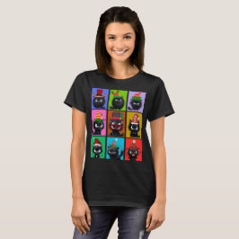 Bolzen Sie den Weihnachtsweihnachtsfrauen den T - T-Shirt