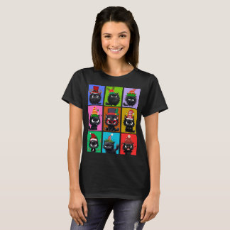 Bolzen Sie den Weihnachtsweihnachtsfrauen den T -  T-Shirt
