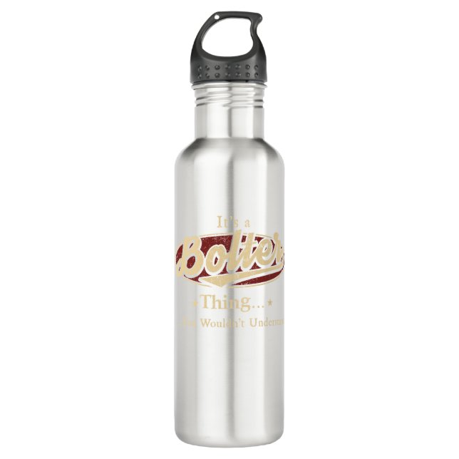Bolzenisolierte Wasserflasche, Bolterwasserflasche Edelstahlflasche (Vorderseite)
